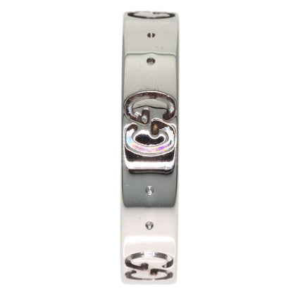 GUCCI Icon # 9 Ring K18 White Gold Ladies [Used]