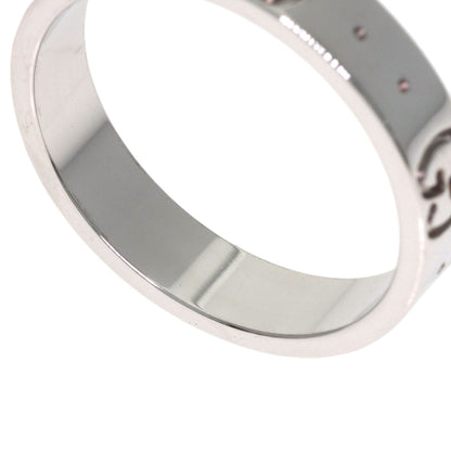 GUCCI Icon # 9 Ring K18 White Gold Ladies [Used]