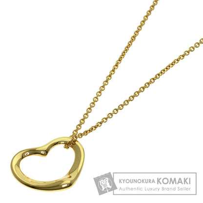 TIFFANY&Co. Open heart Necklace K18 Yellow Gold Ladies [Used]