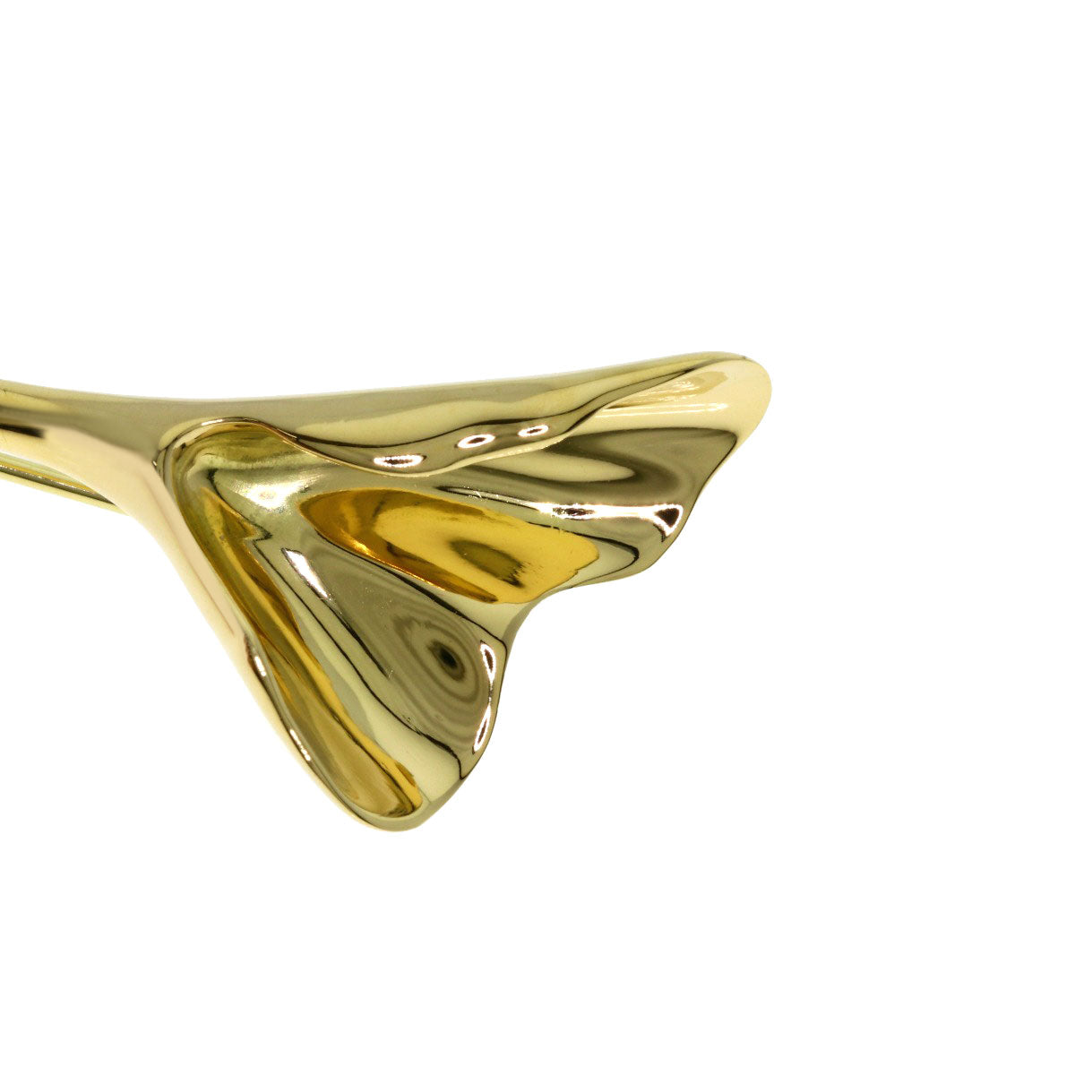 TIFFANY&Co. Ginkgo Brooch K18 Yellow Gold Ladies [Used]