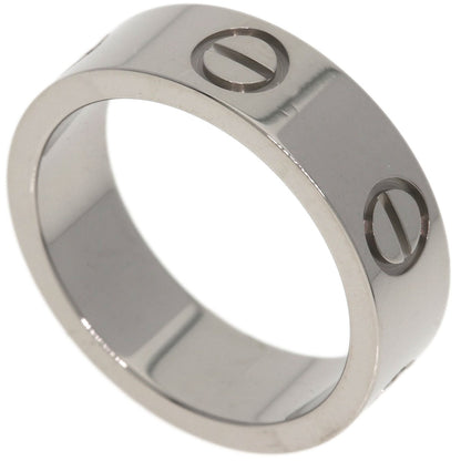 CARTIER love ring #49 Ring K18 White Gold Ladies [Used]