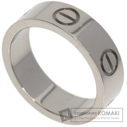 CARTIER love ring #49 Ring K18 White Gold Ladies [Used]