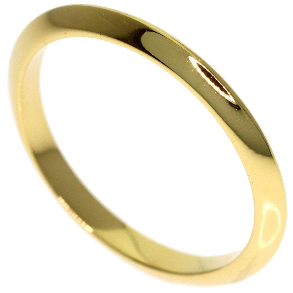 TIFFANY&Co. Knife edge Ring K18 Yellow Gold Ladies [Used]