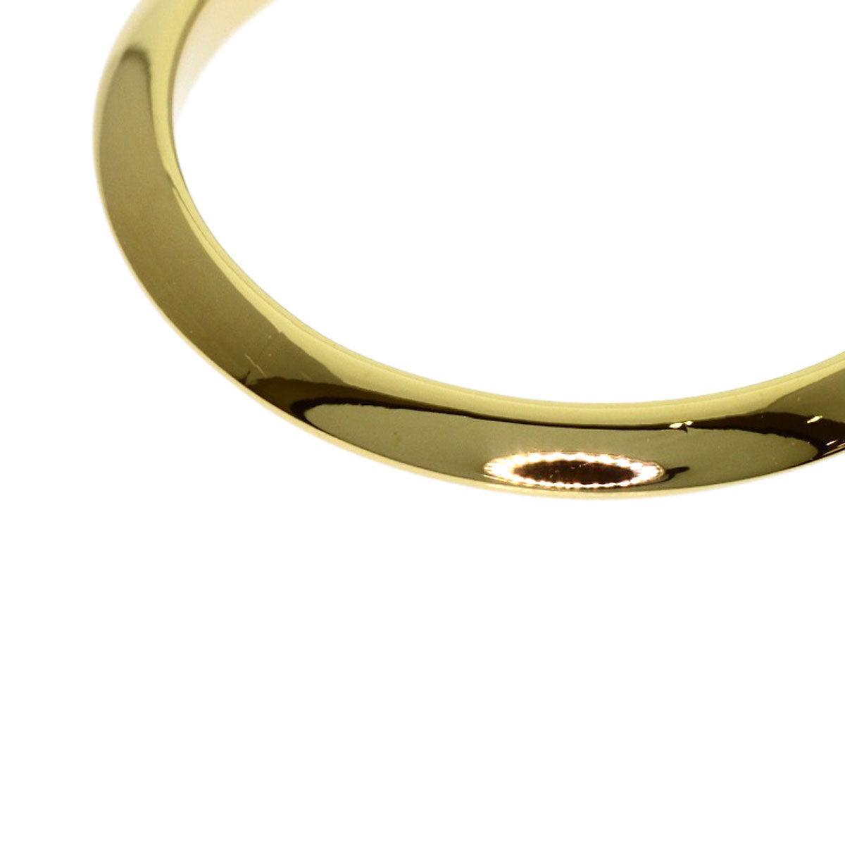 TIFFANY&Co. Knife edge Ring K18 Yellow Gold Ladies [Used]