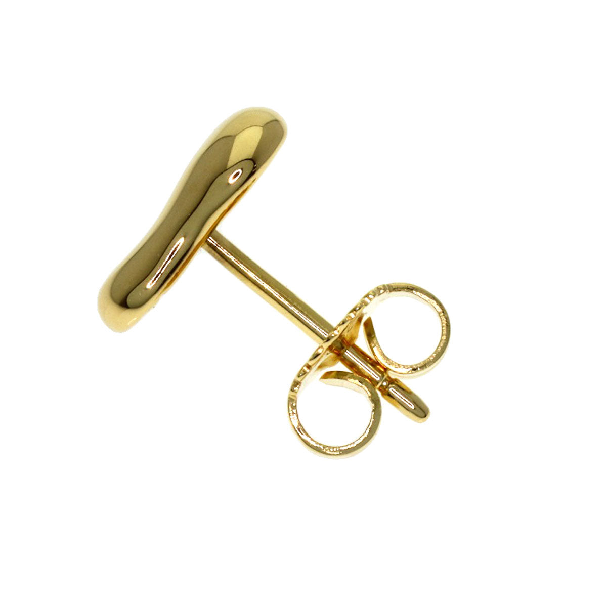 TIFFANY&Co. Full Heart (one side only) earring K18 Yellow Gold Ladies [Used]
