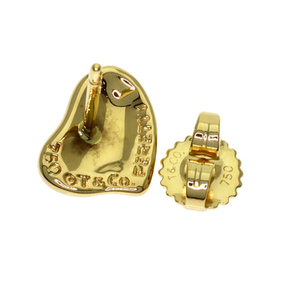 TIFFANY&Co. Full Heart (one side only) earring K18 Yellow Gold Ladies [Used]