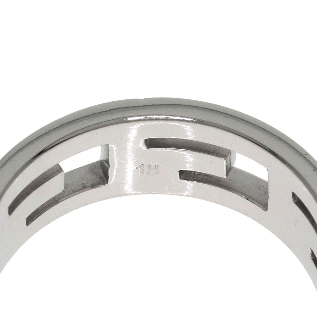 GUCCI Multiple #18 Ring K18 White Gold Ladies [Used]