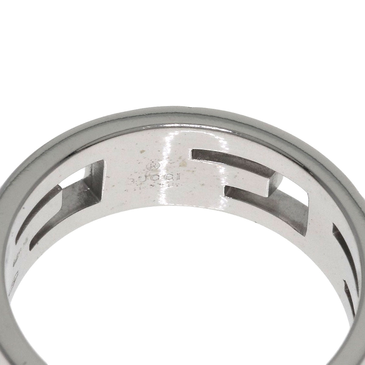 GUCCI Multiple #18 Ring K18 White Gold Ladies [Used]