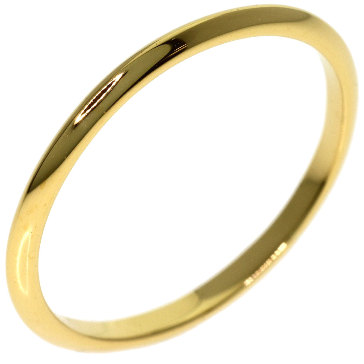 TIFFANY&Co. Knife edge Ring K18 Yellow Gold Ladies [Used]