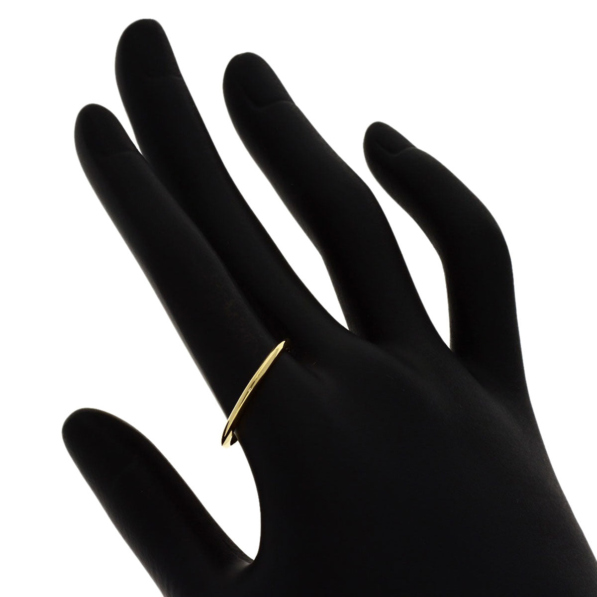 TIFFANY&Co. Knife edge Ring K18 Yellow Gold Ladies [Used]