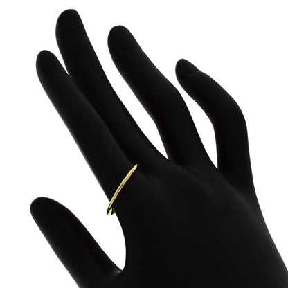 TIFFANY&Co. Knife edge Ring K18 Yellow Gold Ladies [Used]