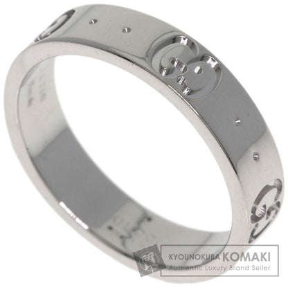 GUCCI Icon # 9 Ring K18 White Gold Ladies [Used]