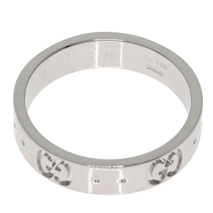 GUCCI Icon # 9 Ring K18 White Gold Ladies [Used]