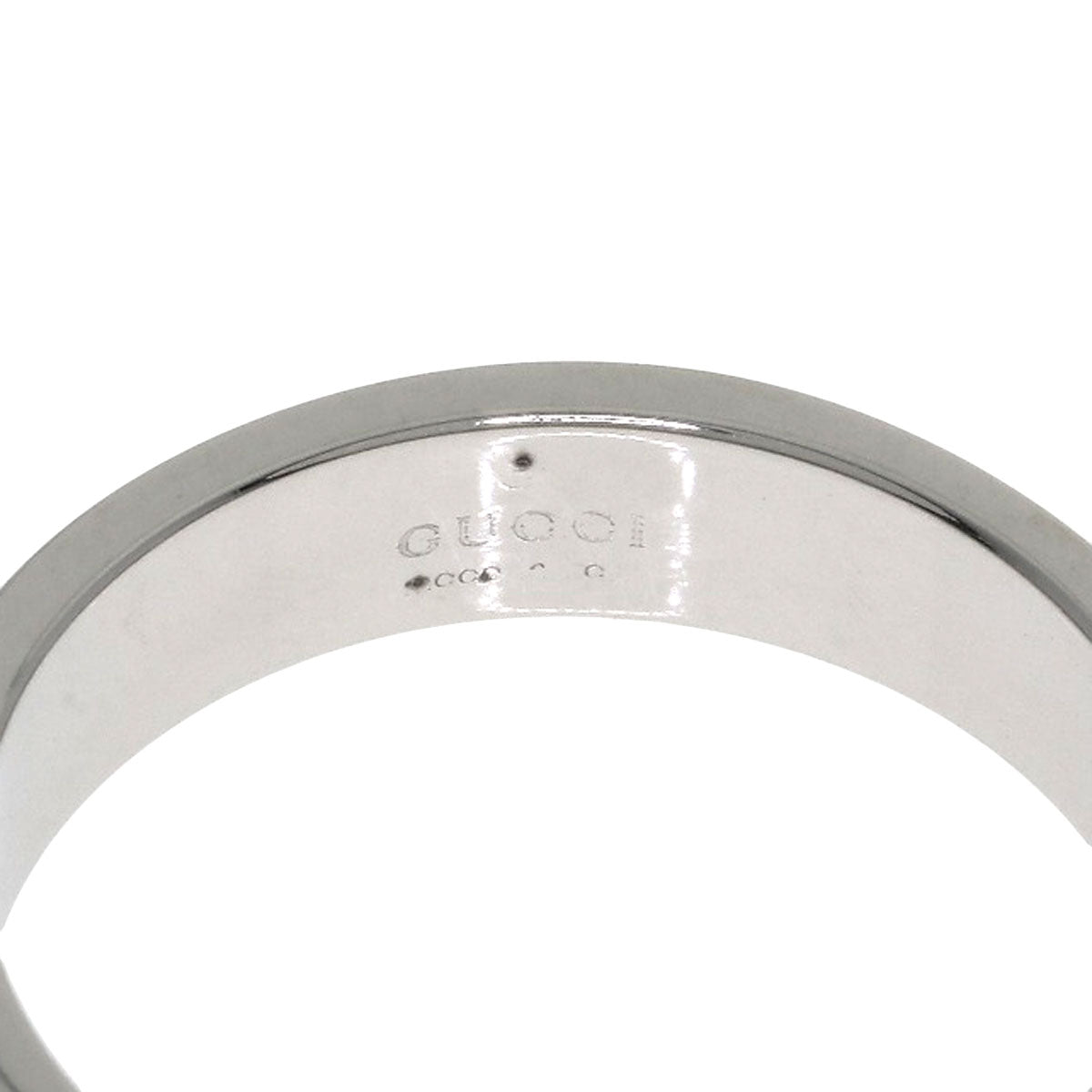 GUCCI Icon # 9 Ring K18 White Gold Ladies [Used]