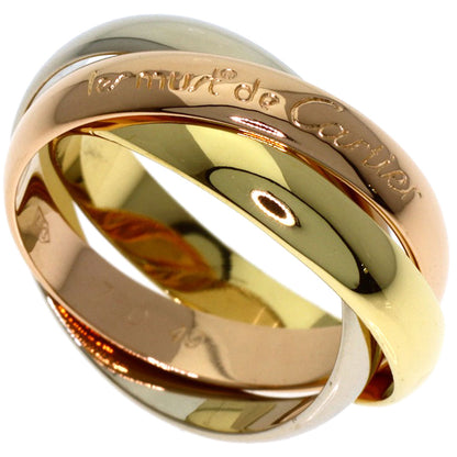 CARTIER Trinity #49 Ring K18 Yellow Gold 18K Pink GoldLadies [Used]