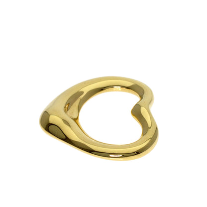 TIFFANY&Co. Open heart Pendant top K18 Yellow Gold Ladies [Used]