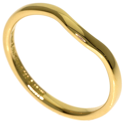 TIFFANY&Co. Curved band Ring K18 Yellow Gold Ladies [Used]