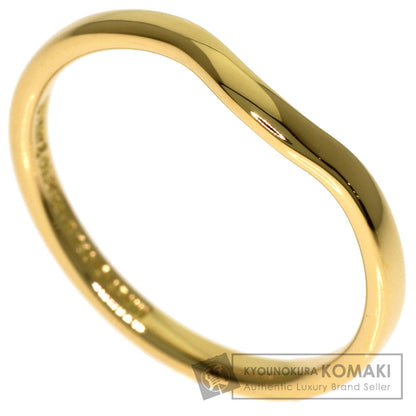 TIFFANY&Co. Curved band Ring K18 Yellow Gold Ladies [Used]