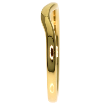 TIFFANY&Co. Curved band Ring K18 Yellow Gold Ladies [Used]
