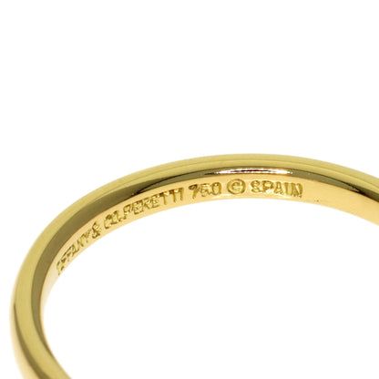TIFFANY&Co. Curved band Ring K18 Yellow Gold Ladies [Used]