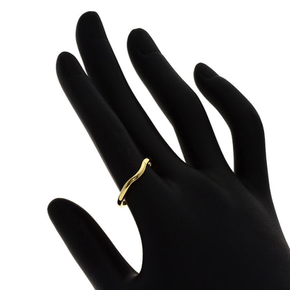 TIFFANY&Co. Curved band Ring K18 Yellow Gold Ladies [Used]