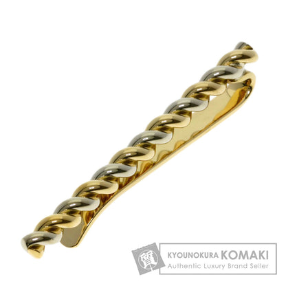 TIFFANY&Co. Twist Tie pin K18 Yellow Gold K18 White Goldmens [Used]