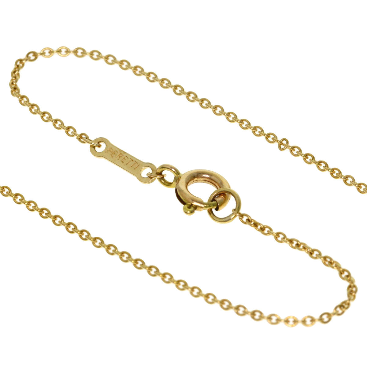 TIFFANY&Co. Bean Necklace K18 Yellow Gold Ladies [Used]