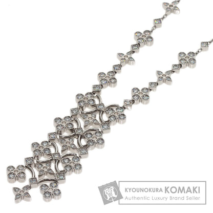 LOUIS VUITTON Dentelle Diamond Necklace K18 White Gold Ladies [Used]