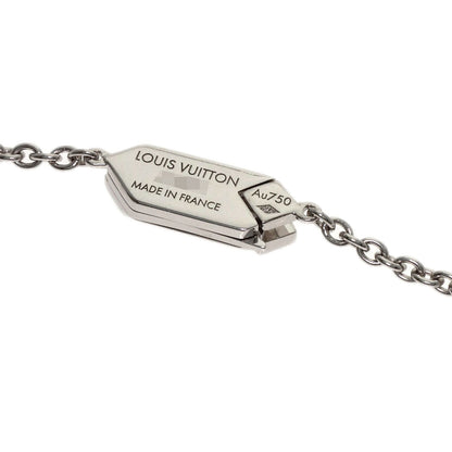 LOUIS VUITTON Dentelle Diamond Necklace K18 White Gold Ladies [Used]