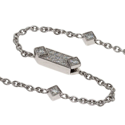 LOUIS VUITTON Dentelle Diamond Necklace K18 White Gold Ladies [Used]