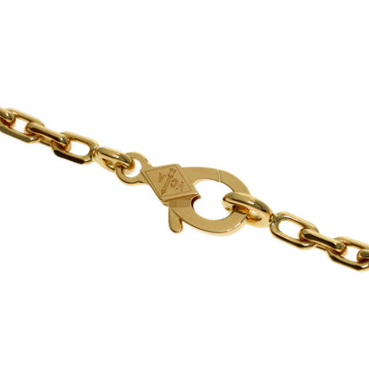Van Cleef & Arpels Vintage Alhambra Rock Crystal 20P Necklace K18 Yellow Gold Ladies [Used]