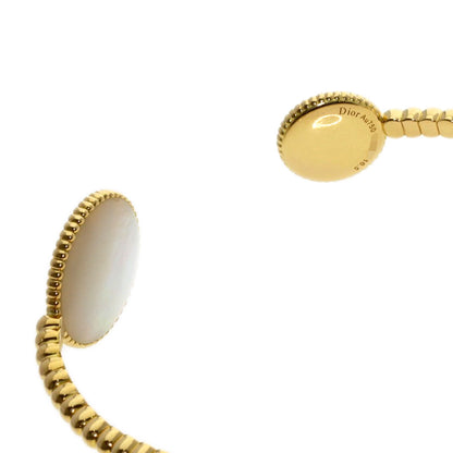 Dior Rose de Vent Shell Diamond Bracelet K18 Yellow Gold Ladies [Used]