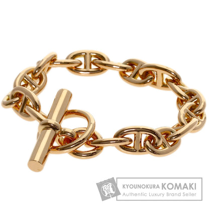 HERMES Shane Dunkle PM 17 frames Bracelet K18 Pink Gold Ladies [Used]