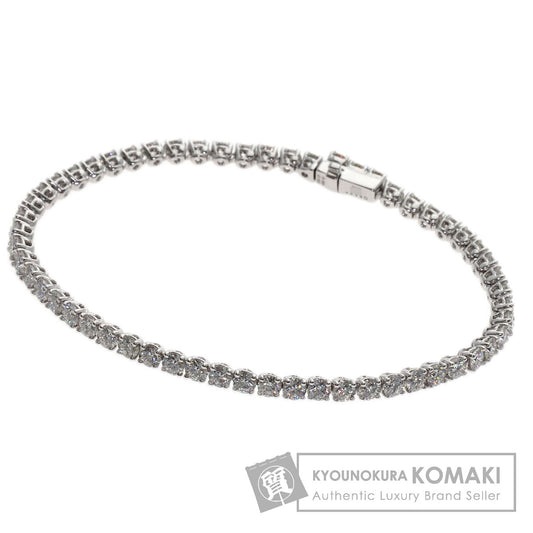 GRAFF Round Diamond Slim Bracelet K18 White Gold Ladies [Used]