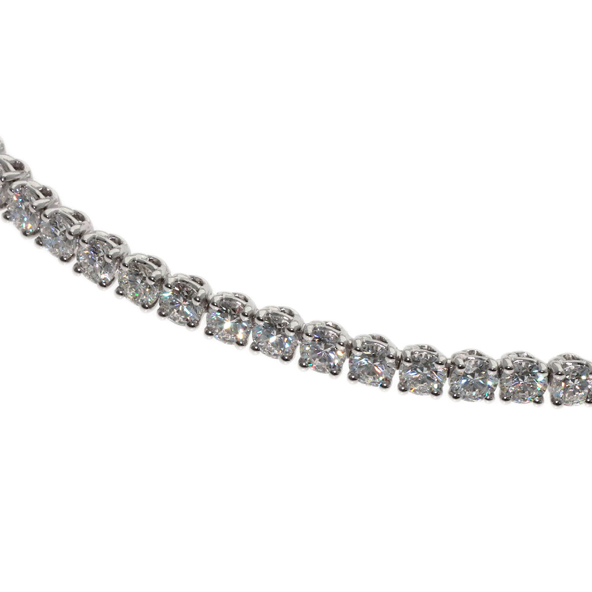GRAFF Round Diamond Slim Bracelet K18 White Gold Ladies [Used]