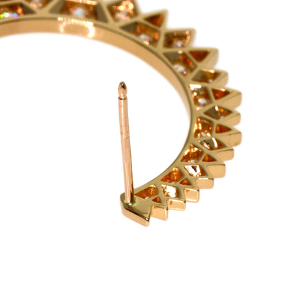 PIAGET Sunlight Diamond earring K18 Pink Gold Ladies [Used]