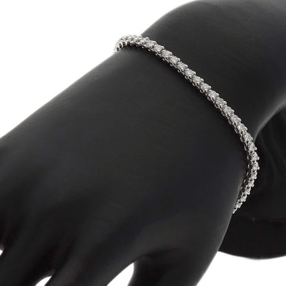 CARTIER Tennis Diamond Bracelet Platinum PT950 Ladies [Used]