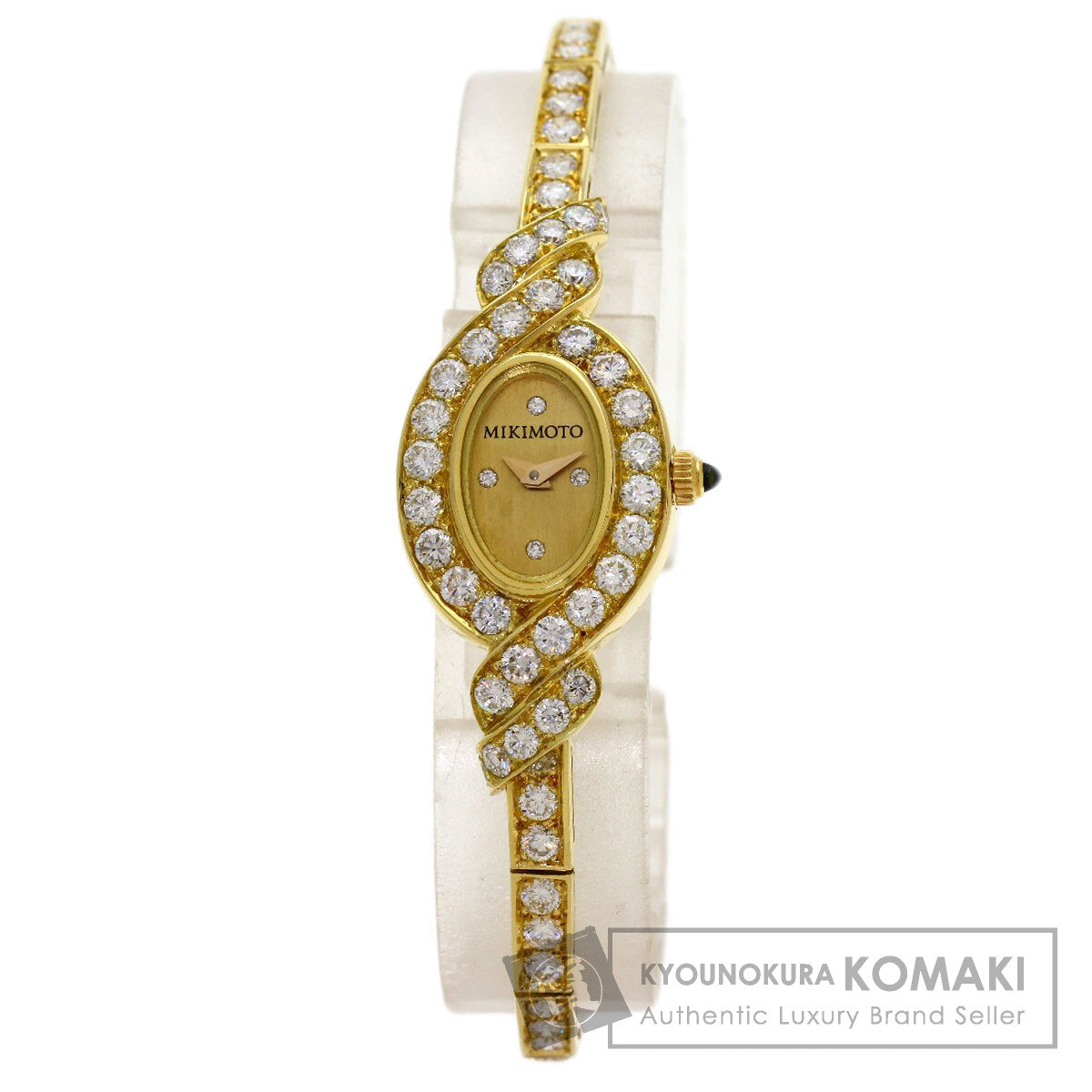 MIKIMOTO Jewelry watch Diamond Watches K18 Yellow Gold/K18YGxDiamond Ladies