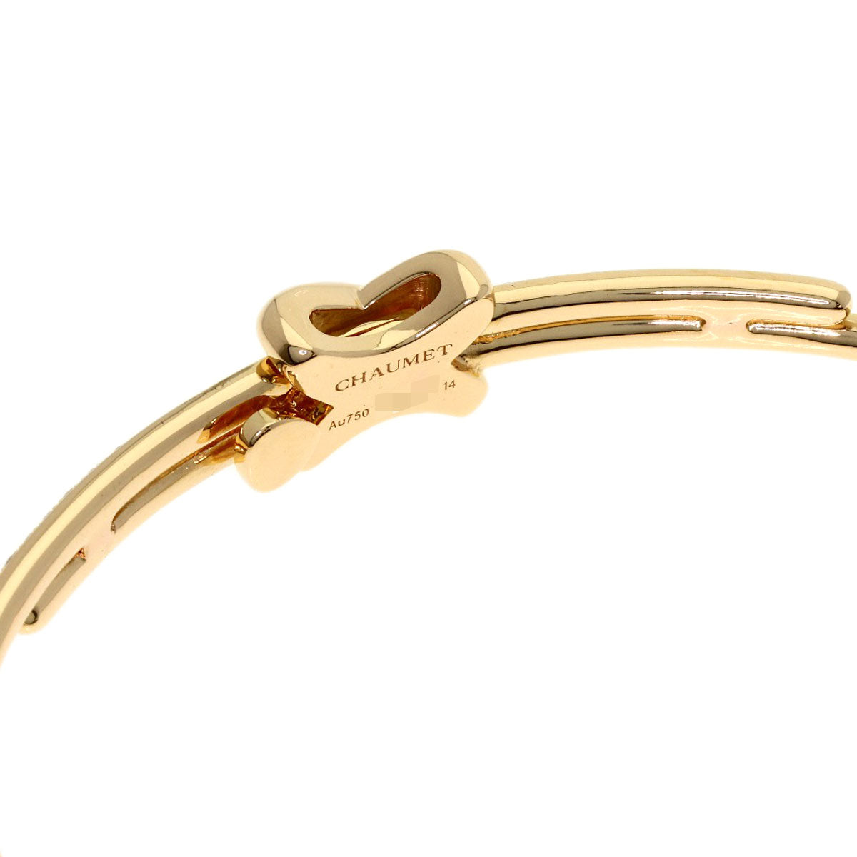 Chaumet Je de Liens Diamond #14 Bracelet K18 Pink Gold Ladies [Used]