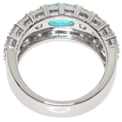 TASAKI Paraiba tourmaline Diamond Ring Platinum PT900 Ladies [Used]