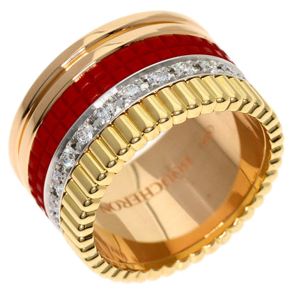 Boucheron Quatre Red Diamond Diamond Ring K18 Yellow Gold K18 White GoldLadies [Used]