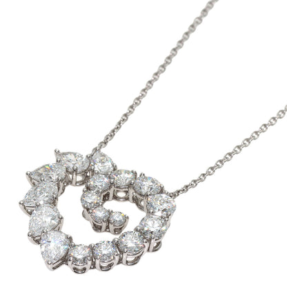 HARRY WINSTON Open cluster diamond Necklace Platinum PT950 Ladies [Used]