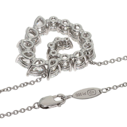 HARRY WINSTON Open cluster diamond Necklace Platinum PT950 Ladies [Used]
