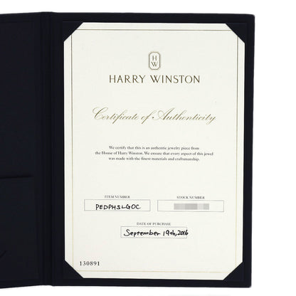 HARRY WINSTON Open cluster diamond Necklace Platinum PT950 Ladies [Used]