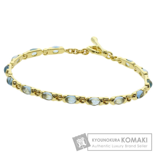 TIFFANY&Co. Aquamarine Bracelet K18 Yellow Gold Ladies [Used]