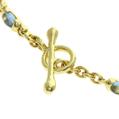 TIFFANY&Co. Aquamarine Bracelet K18 Yellow Gold Ladies [Used]