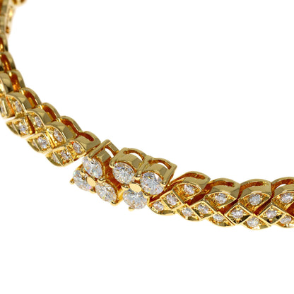 PIAGET Diamond Bracelet K18 Yellow Gold Ladies [Used]