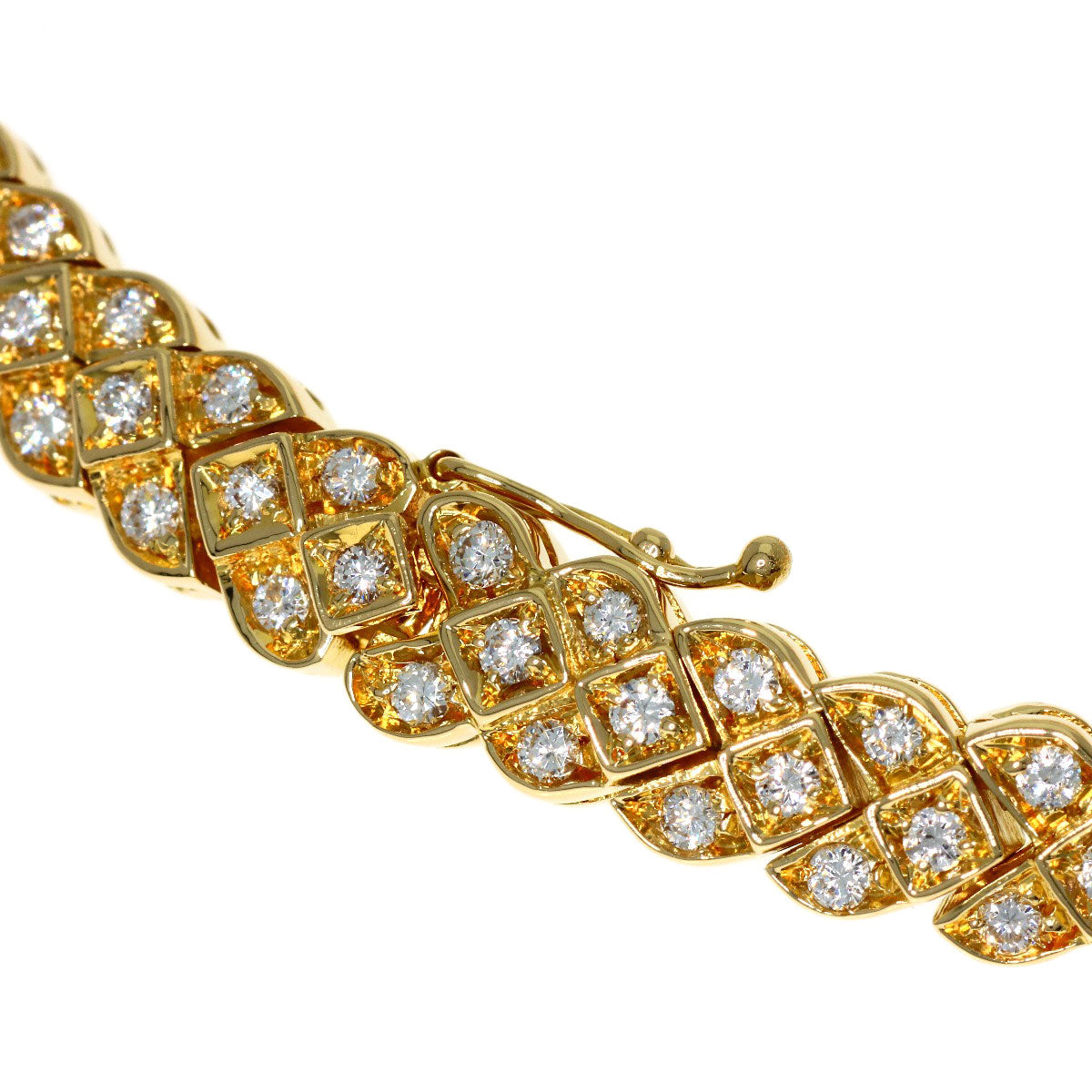 PIAGET Diamond Bracelet K18 Yellow Gold Ladies [Used]