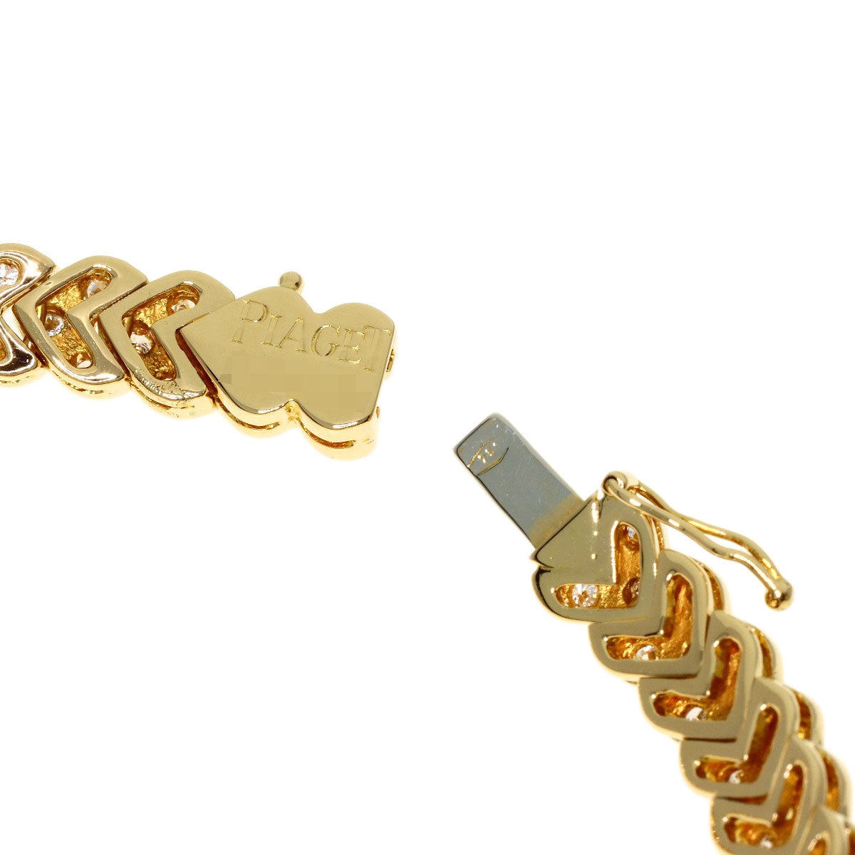 PIAGET Diamond Bracelet K18 Yellow Gold Ladies [Used]