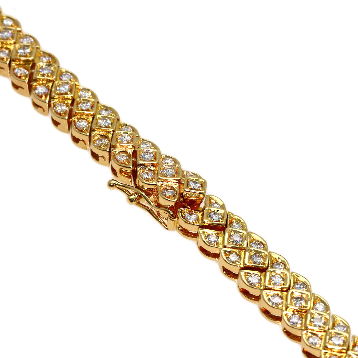 PIAGET Full diamond Necklace K18 Yellow Gold Ladies [Used]